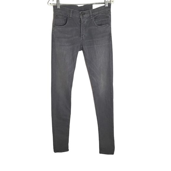 RAG & BONE Mens Jeans Grey Fit 1 Extra Slim Legs Button Fly Denim Size 31 - Picture 9 of 15